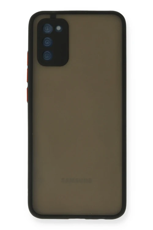 Samsung Galaxy A02S Kılıf Montreal Silikon Kapak - Siyah