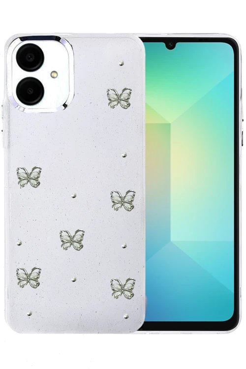 Samsung Galaxy A06 Fiyonk Desenli Kapak - Desen 9