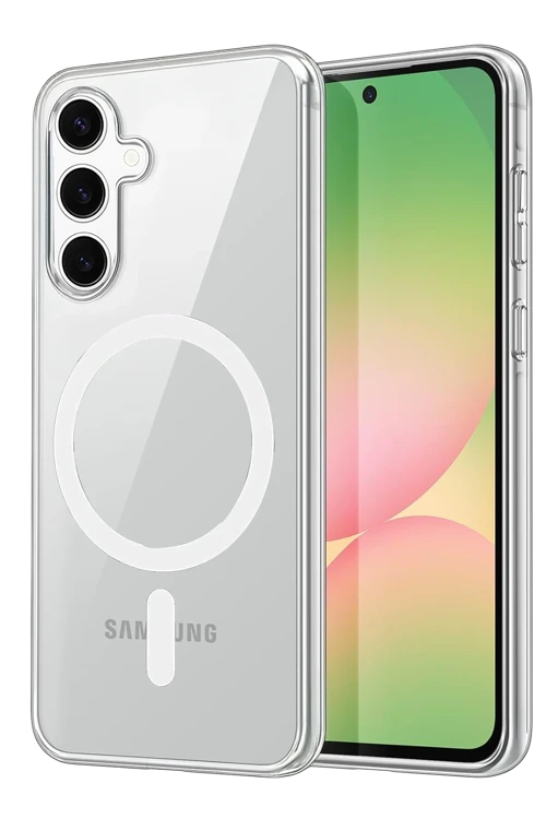 Samsung Galaxy A16 5G Combo Sert Şeffaf Magsafe Kapak - Şeffaf