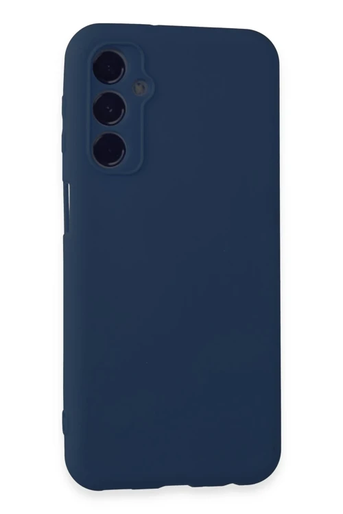 Samsung Galaxy M34 5G Kılıf First Silikon - Lacivert