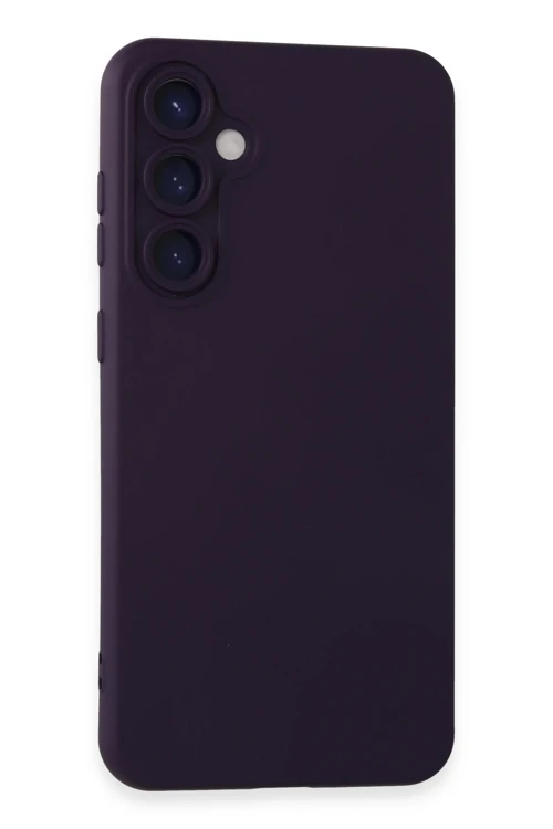 Samsung Galaxy S23 Fe Kılıf Nano İçi Kadife Silikon - Mor