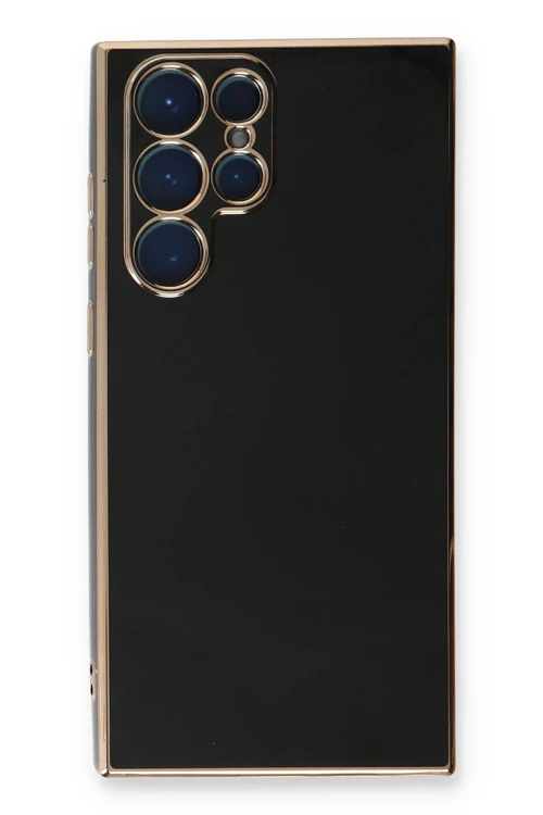 Samsung Galaxy S22 Ultra Kılıf Volet Silikon - Siyah