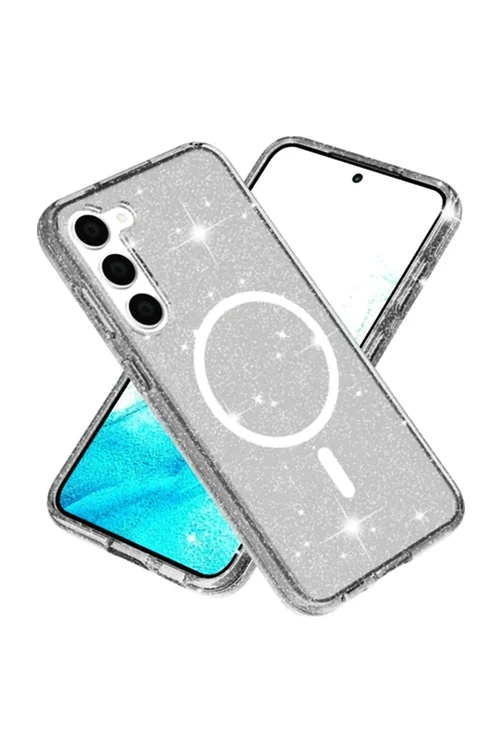 Samsung Galaxy S23 Fe Kılıf Star Magsafe Kapak - Siyah