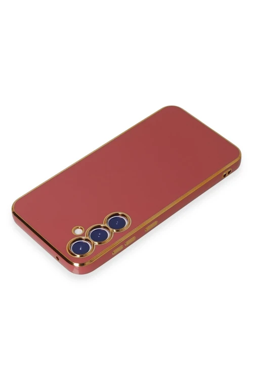 Samsung Galaxy S23 Fe Kılıf Volet Silikon - Kırmızı