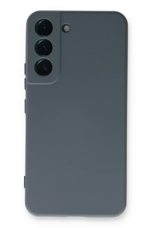 Samsung Galaxy S23 Plus Kılıf Nano İçi Kadife Silikon - Gri