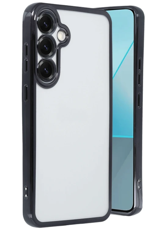 Samsung Galaxy S25 Plus Kılıf Razer Lensli Silikon - Siyah