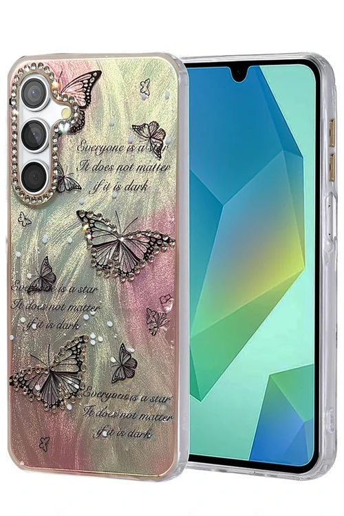 Samsung Galaxy S25 Plus Kılıf Blade Aynalı Desenli Kapak - Desen 6