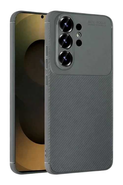 Samsung Galaxy S26 Ultra Auto Focus Karbon Kapak - Gri