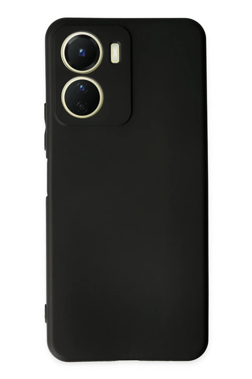 Vivo Y16 Kılıf First Silikon - Siyah