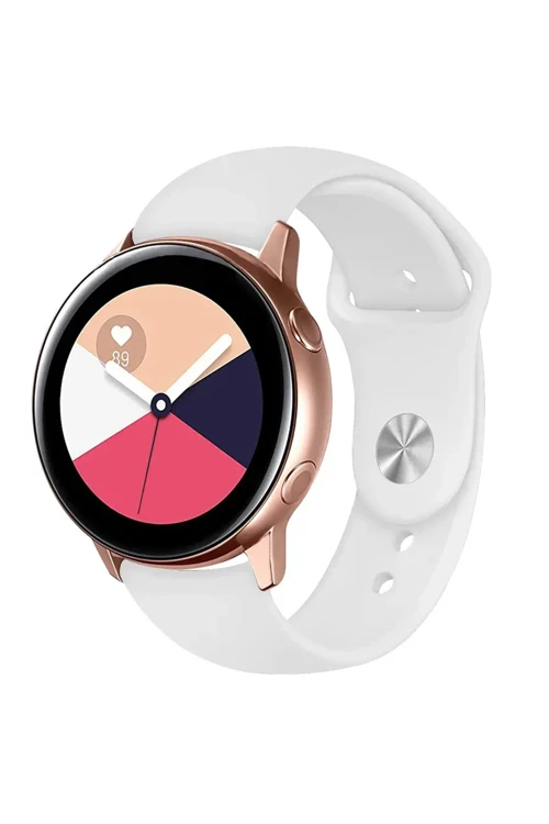 Watch 22mm Klasik Kordon - Beyaz