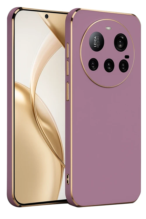 Xiaomi Mi 15 Ultra Kılıf Volet Silikon - Mor