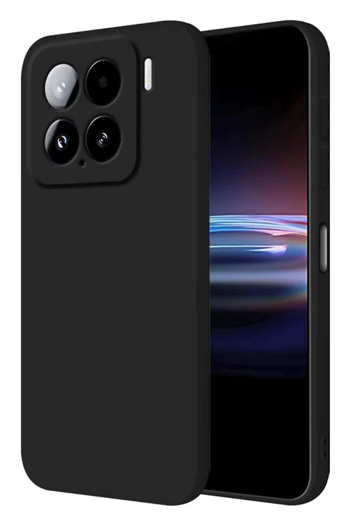 Xiaomi Mi 15 Pro Kılıf Nano İçi Kadife Silikon - Siyah