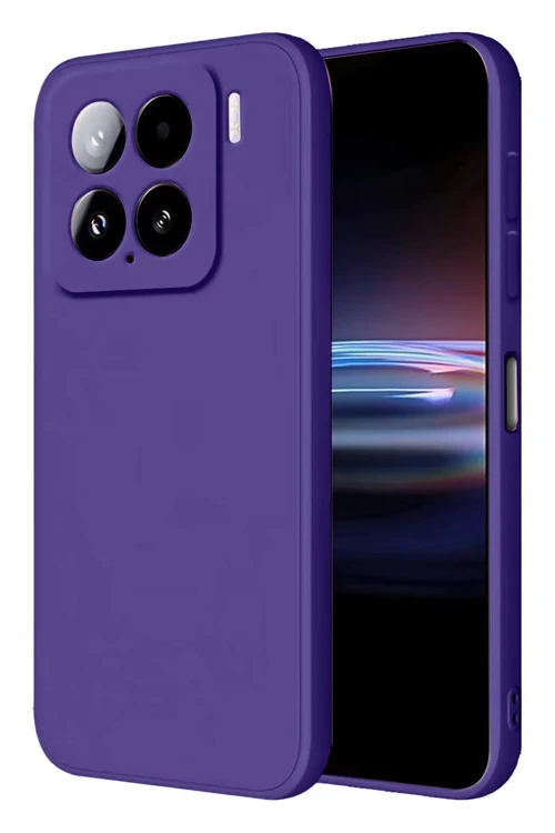 Xiaomi Mi 15 Kılıf Nano İçi Kadife Silikon - Mor