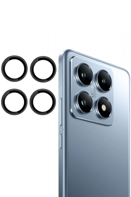 Xiaomi Mi 14T Pro PVD Metal Kamera Lens - Siyah