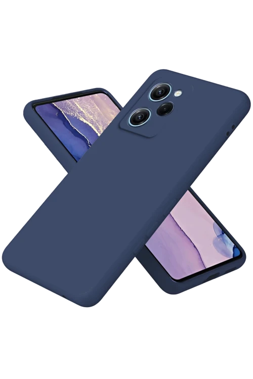Xiaomi Poco X5 Pro 5G Nano İçi Kadife Silikon - Lacivert