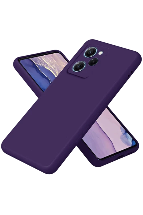Xiaomi Poco X5 Pro 5G Nano İçi Kadife Silikon - Mor