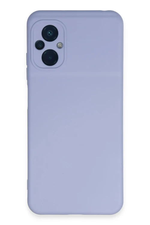 Xiaomi Poco M5 Kılıf Nano İçi Kadife Silikon - Lila