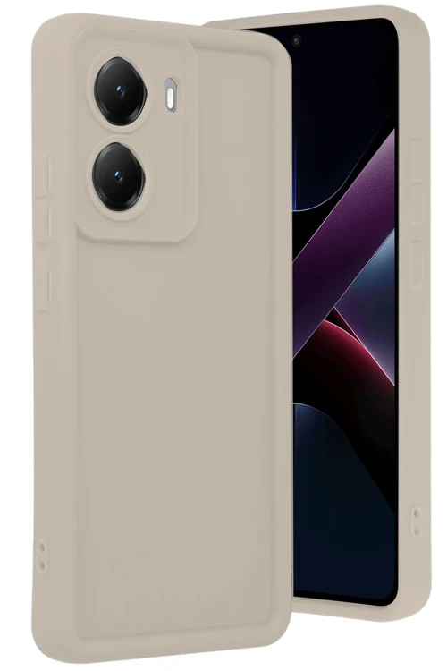 Xiaomi Poco X7 Pro Viera Silikon - Krem