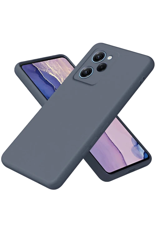 Xiaomi Poco X5 Pro 5G Nano İçi Kadife Silikon - Gri