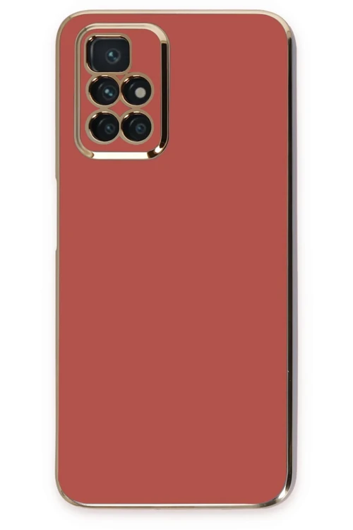 Xiaomi Redmi 10 2022 Kılıf Volet Silikon - Kırmızı