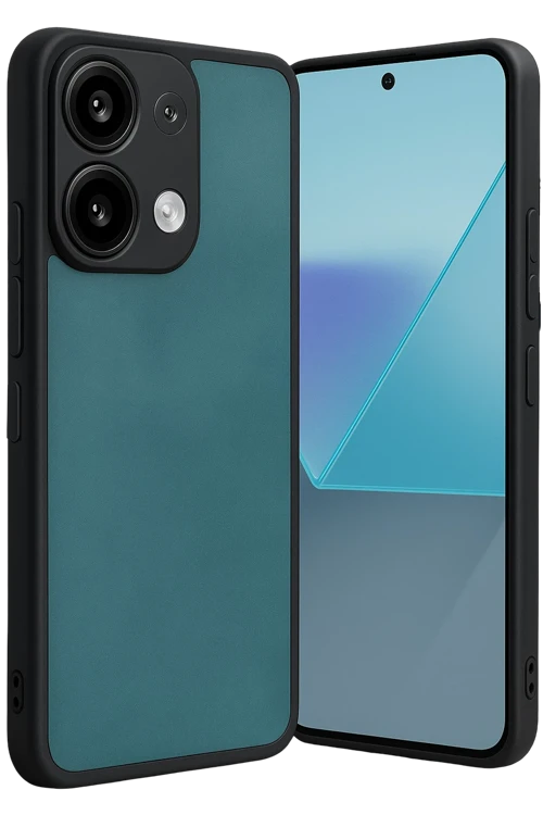 Xiaomi Redmi Note 13 Pro 4G Kılıf Aras Deri Kapak - Açık Yeşil