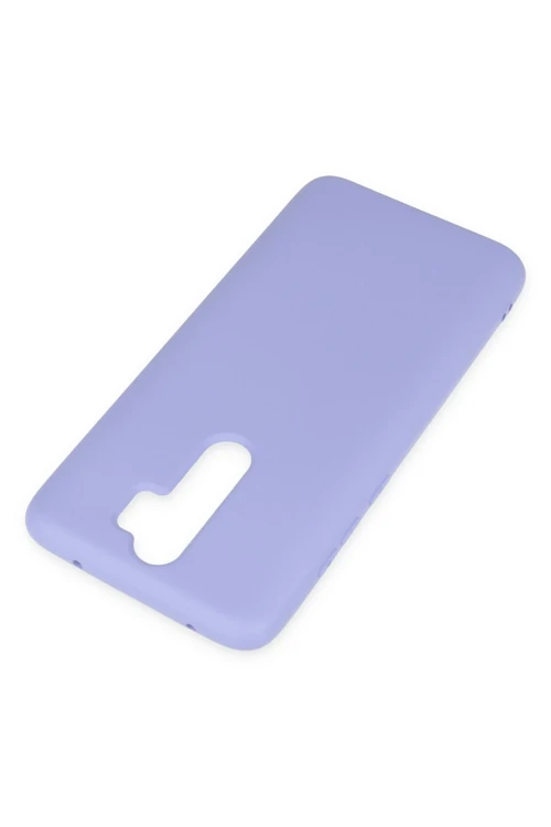 Xiaomi Redmi Note 8 Pro Kılıf Nano İçi Kadife Silikon - Lila