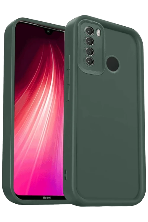 Xiaomi Redmi Note 8 Kılıf Viera Silikon - Koyu Yeşil
