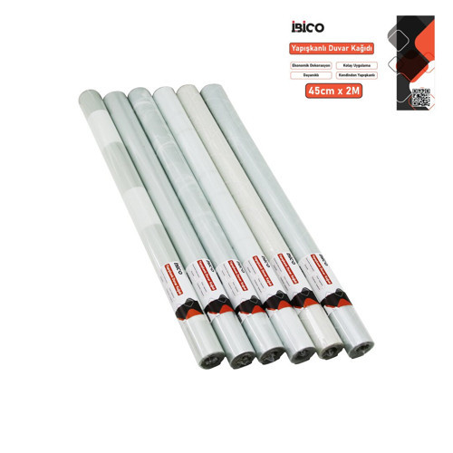 2MT X 45CM BUZ DESEN TEZGAH ÜSTÜ FOLYO STİCKER - DUVAR KAĞIT KENDİNDEN YAPIŞKANLI - EKO DEKORA