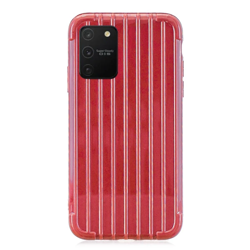 Ally Samsung Galaxy S10 Lite/A91 Trunk Lines İnce Soft Silikon Kılıf-(5775)