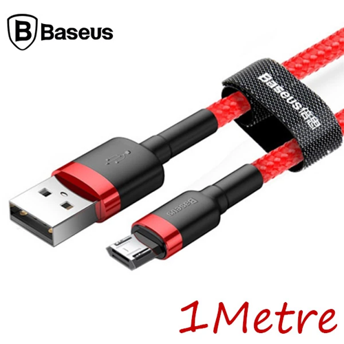 Baseus Cafule Micro Usb 1metre 2.4a Hızlı Şarj Halat Usb Kablo-(5775)