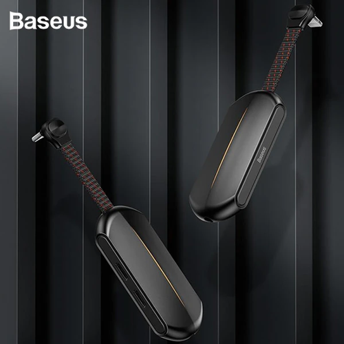 Baseus L47 3in1 2X iPhone Lightning başlık Ve 3.5mm Kulaklık Çıkışlı Şarj Adaptörü-(5775)