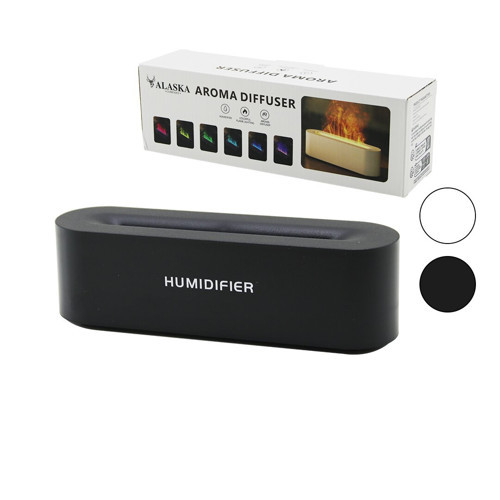 DİKDÖRGEN 150ML USB ŞARJLI - RENKLİ LEDLİ IŞIK HAVA NEMLENDİRİCİ BUHAR MAKİNE - KOKU GİDE
