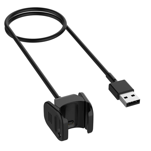 Fitbit Charge 4 Usb Şarj Aleti Şarj Kablosu Cihaz Kiti-(5775)