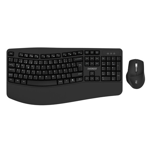 KABLOSUZ KLAVYE - MOUSE SETİ MULTİMEDİA - ERGOMİK BİLEK DESTEK Q KALVYE (4887)