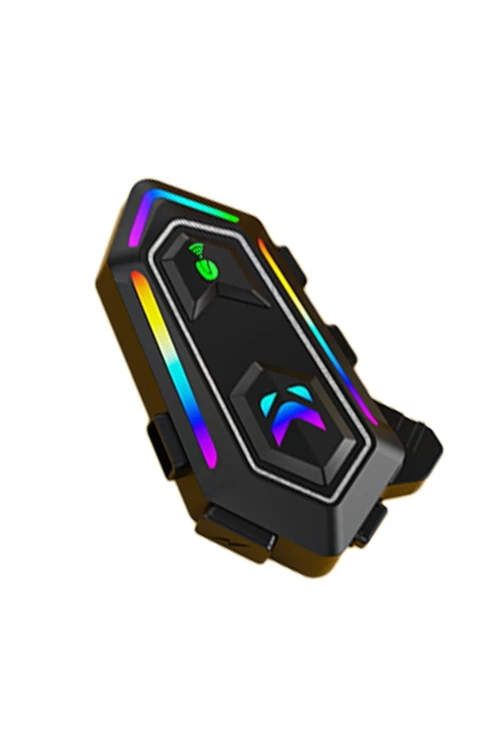 Karler Bass KRM2 RGB Motosiklet Sürücüleri İçin IPX6 Su Geçirmez Özellikli Kablosuz Bluetooth