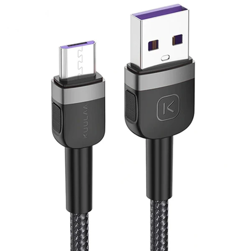 KUULAA Mikro Usb 3A Hızlı Şarj 0.50CM kısa Android Usb Şarj Kablosu-(5775)
