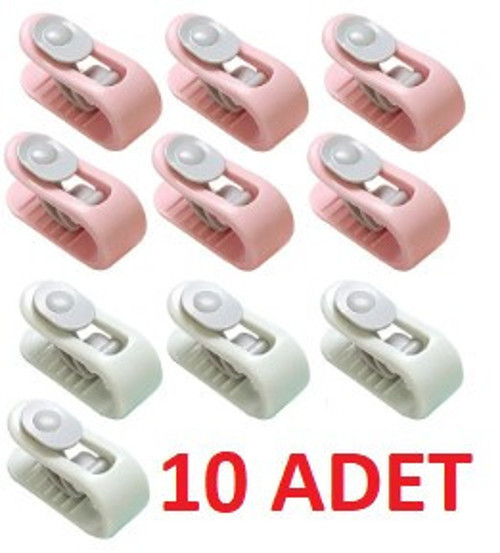 Mandallı Yorgan Sabitleme Klipsi 10 Adet (4887)