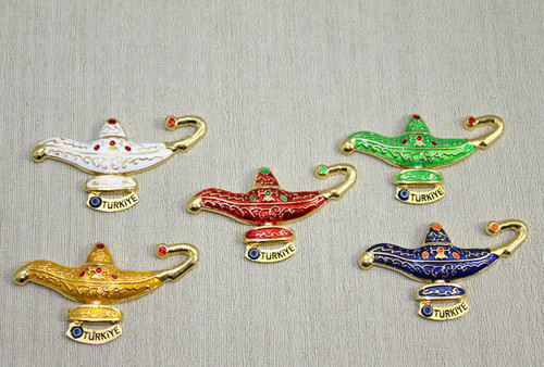 Swarovski Taşlı Alaaddin'in Sihirli Lambası Magnet