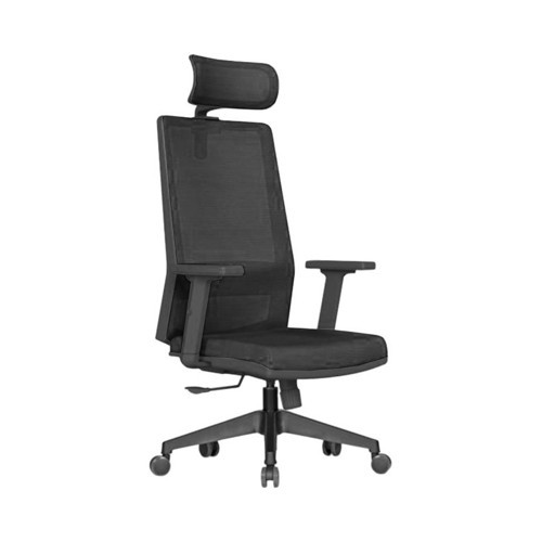 Teknik Ofis Mobilyaları Arten Fileli Ayarlanabilir Kol Bel Destekli Siyah Yönetici Çalışma Koltuğu