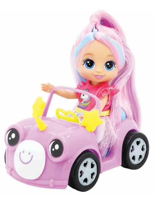 Bebek ve Mini Arabası - Lila Standart