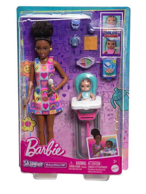 Barbıe Bebek Bakıcısı Bebeği Ve Aksesuarları Oyun Setleri - Pembe Standart