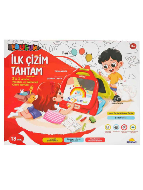 3in1 İlk Çizim Tahtam - Standart Standart