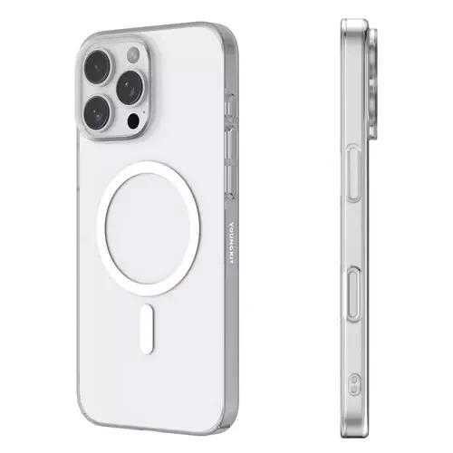 İphone 15 Uyumlu Şeffaf Silikon Kılıf Kablosuz Şarj Destekli -