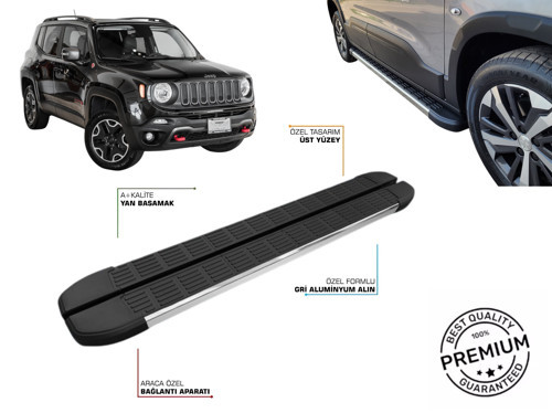 Jeep Renegade Yan Basamak 2014 2015 2016 2017 2018 2019 2020 2021 2022 2023