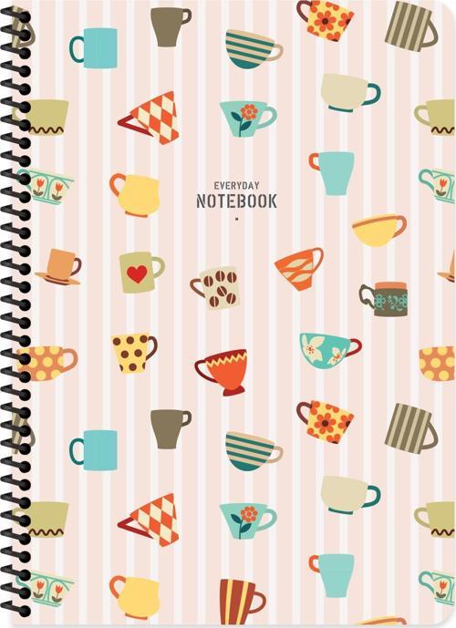 A4 Kareli Defter Coffee - Pembe