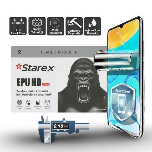 Tecno SPARK 40 PRO PLUS Nano Ekran Koruyucu Ultra İnce EPU - 0.18 mm MAT STAREX