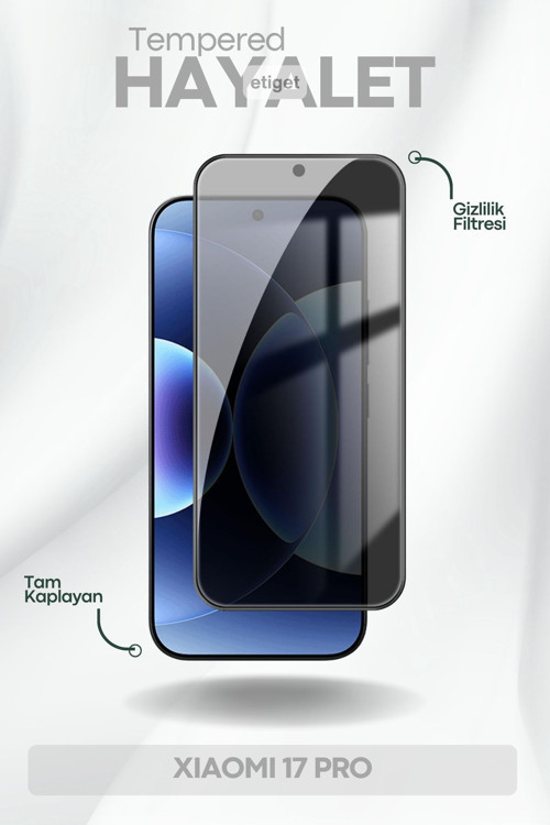 Xiaomi 17 Pro Hayalet Ekran Koruyucu – 9H Temperli Cam – Ultra Koruma