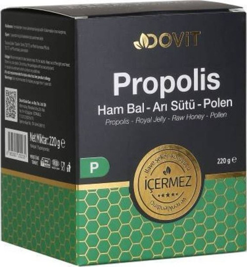 Propolis Bal Arı Sütü Polen Macun 220 Gr