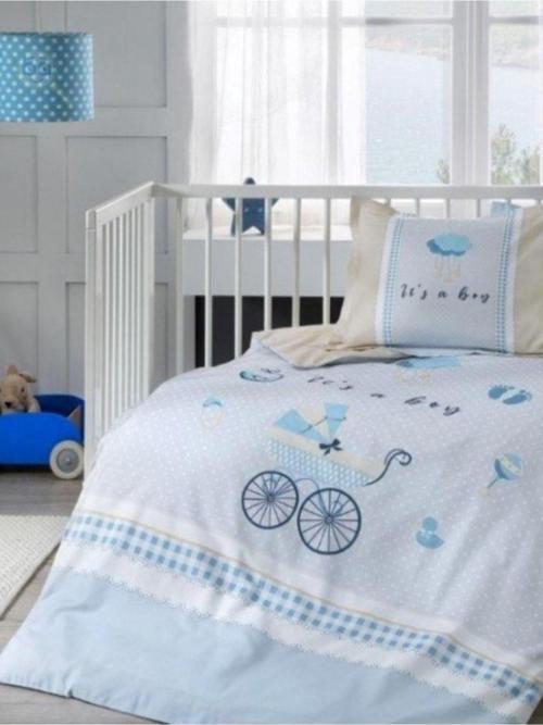 Ranforce Bebe Nevresim Takımı Jouets Mavi