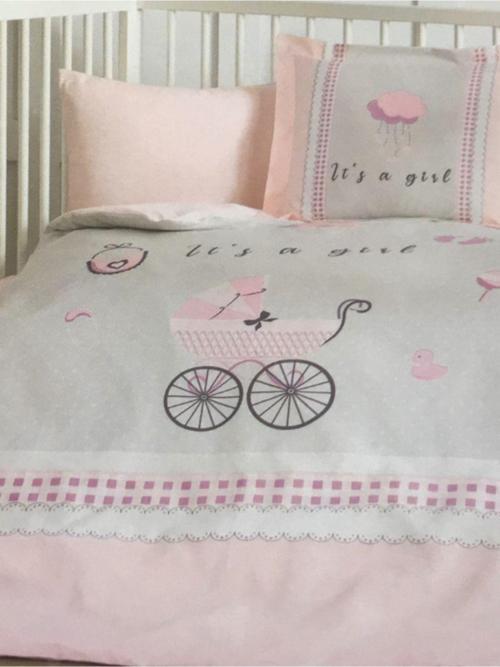 Ranforce Bebe Nevresim Takımı Jouets Pembe